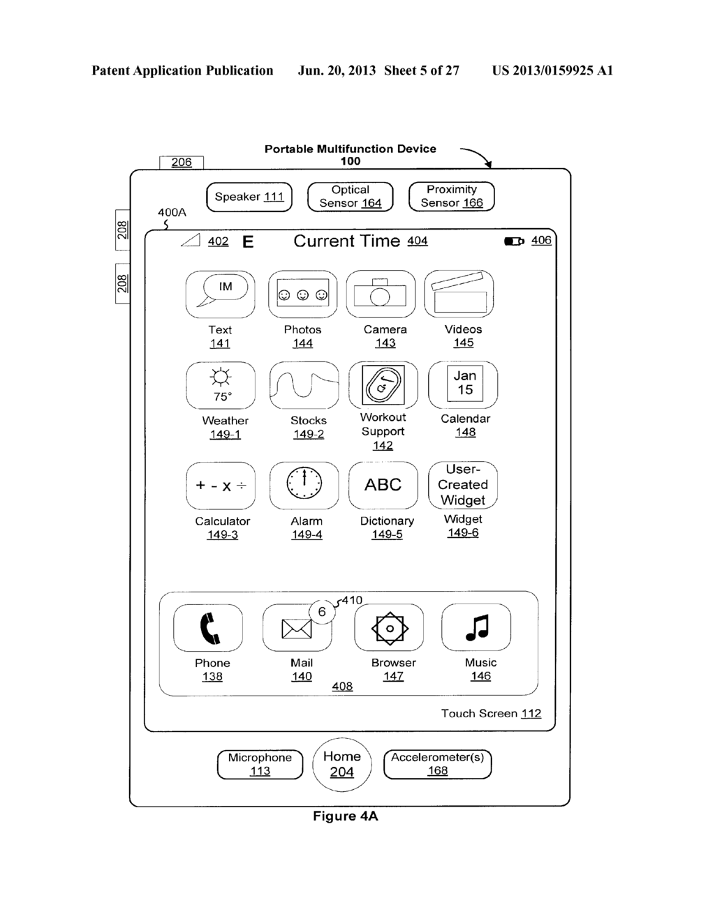 Device and Method for Resizing User Interface Content - diagram, schematic, and image 06