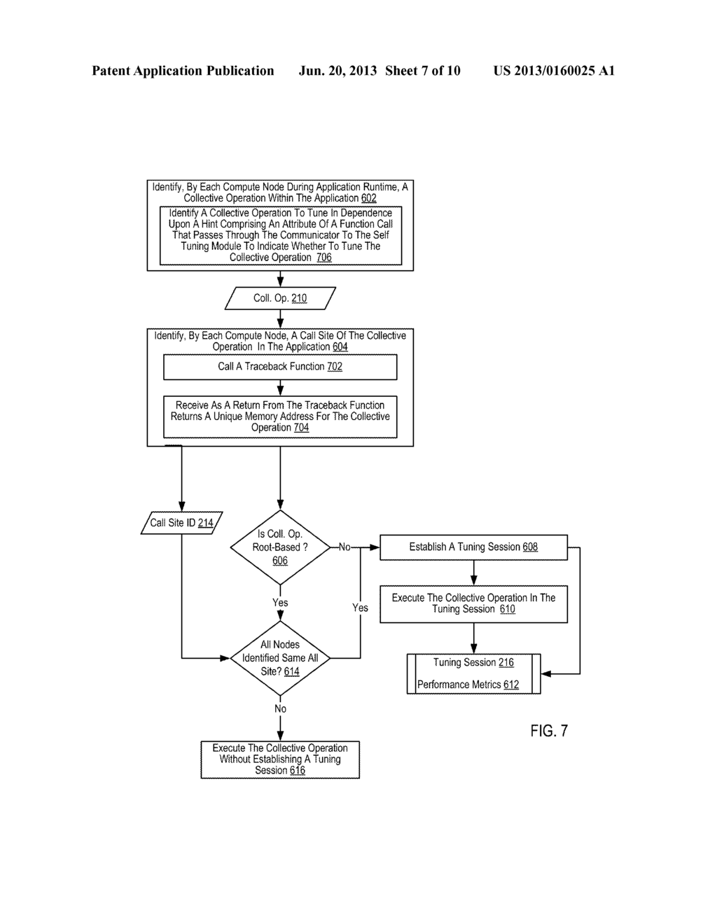 RUNTIME OPTIMIZATION OF AN APPLICATION EXECUTING ON A PARALLEL COMPUTER - diagram, schematic, and image 08