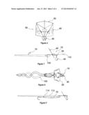 Lure fishing assembly with weighted wireform diagram and image