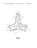 SEMI-SUBMERSIBLE VESSEL AND OPERATING METHOD diagram and image