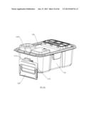 CAGE COVER WITH FILTER, SHIELD AND NOZZLE RECEPTACLE diagram and image