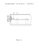 BUTTON WITH WATER AND DUST PROOF STRUCTURE diagram and image