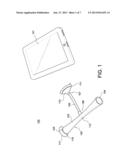 STAND FOR AN ELECTRONIC DEVICE AND METHODS OF PROVIDING AND USING SAME diagram and image