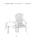 FOOT FOR MOLDED PLASTIC FURNITURE diagram and image