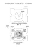 WHITE LED ASSEMBLY WITH LED STRING AND INTERMEDIATE NODE SUBSTRATE     TERMINALS diagram and image