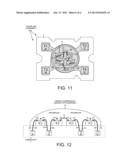 WHITE LED ASSEMBLY WITH LED STRING AND INTERMEDIATE NODE SUBSTRATE     TERMINALS diagram and image