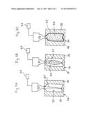 SYSTEM AND METHOD FOR PRE-STRETCHING A PREFORM diagram and image