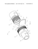 HAND TIGHTENED HYDRAULIC FITTING diagram and image