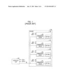 SEMICONDUCTOR PACKAGE INCLUDING MULTIPLE CHIPS AND MEMORY SYSTEM HAVING     THE SAME diagram and image