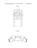RETAINER FOR BALL BEARING, AND BALL BEARING diagram and image