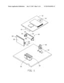 ATTACHMENT MECHANISM FOR ELECTRONIC COMPONENT diagram and image