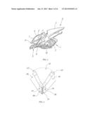 METHOD AND DEVICE FOR PROCESSING A CARCASS PART OF SLAUGHTERED POULTRY diagram and image