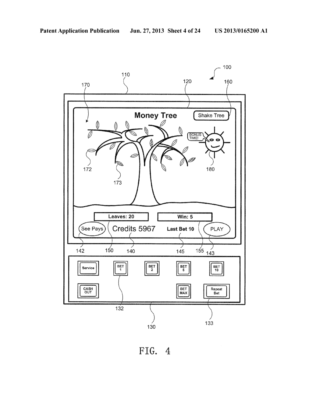 GAMING DEVICE WITH PATTERN DISPLAY - diagram, schematic, and image 05