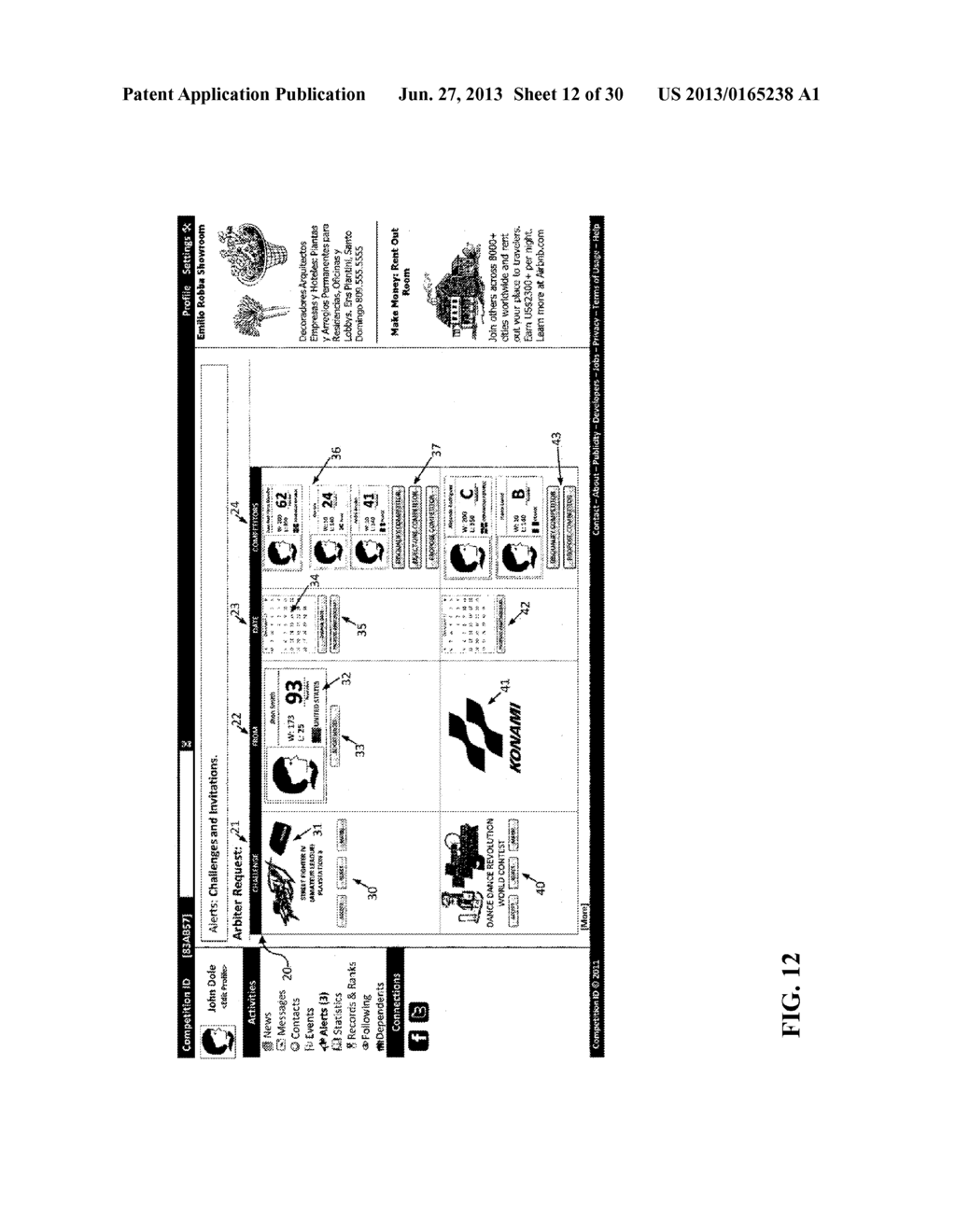 SYSTEMS AND METHODS FOR AN INTERNET COMPETITION NETWORK - diagram, schematic, and image 13