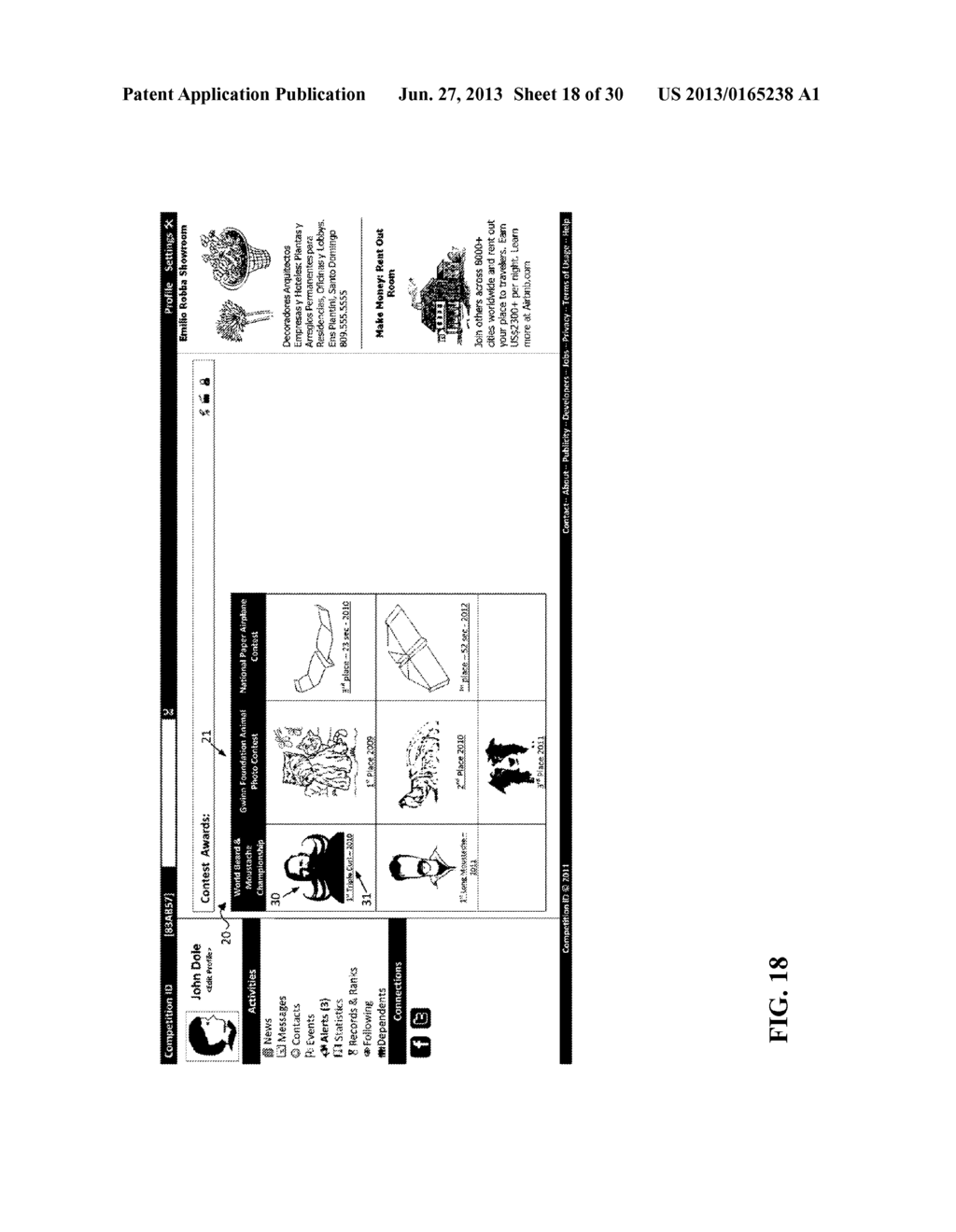 SYSTEMS AND METHODS FOR AN INTERNET COMPETITION NETWORK - diagram, schematic, and image 19