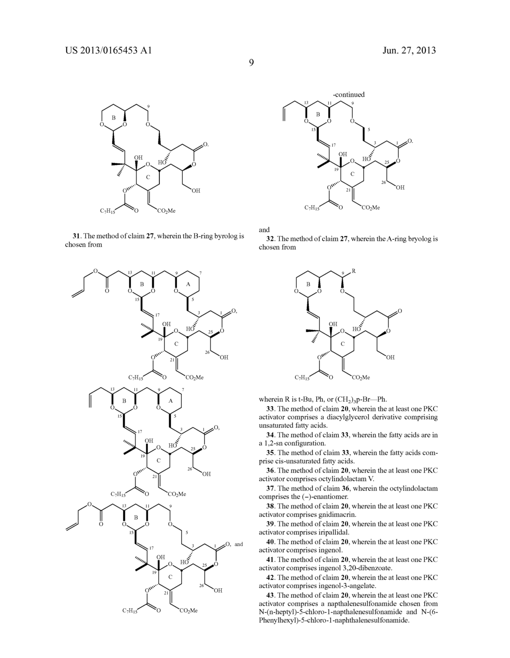 THERAPEUTIC EFFECTS OF BRYOSTATINS, BRYOLOGS, AND OTHER RELATED SUBSTANCES     ON ISCHEMIA/STROKE-INDUCED MEMORY IMPAIRMENT AND BRAIN INJURY - diagram, schematic, and image 12