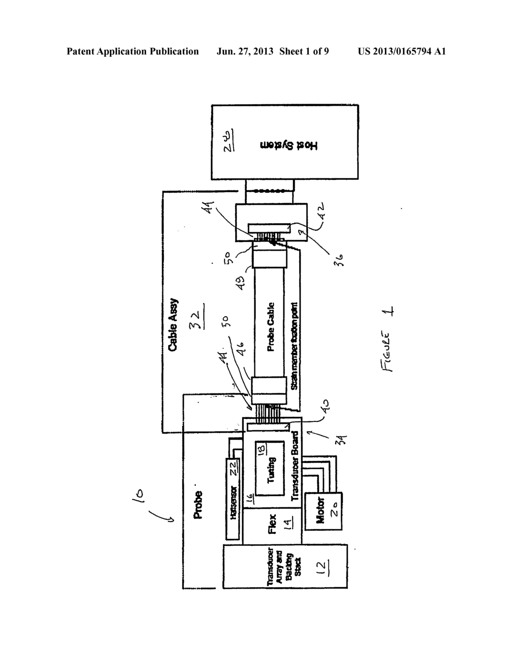 METHOD AND APPARATUS FOR CONNECTING AN ULTRASOUND PROBE TO AN IMAGING     SYSTEM - diagram, schematic, and image 02