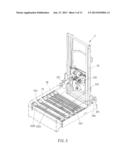 Massage Chair for a Foot Massager diagram and image