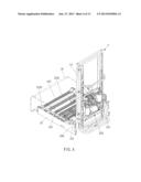 Massage Chair for a Foot Massager diagram and image