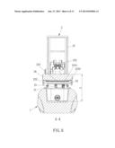 Massage Chair for a Foot Massager diagram and image