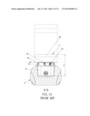 Massage Chair for a Foot Massager diagram and image