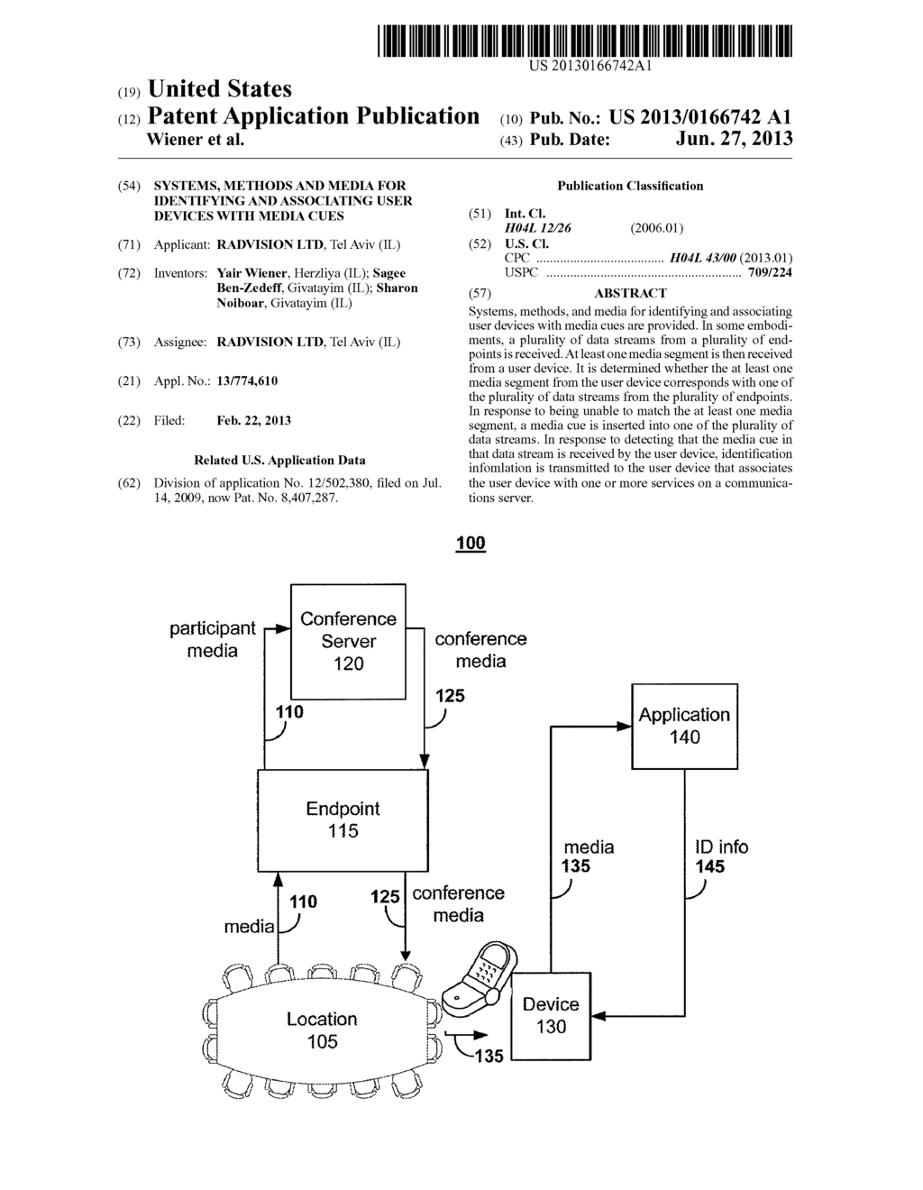 SYSTEMS, METHODS AND MEDIA FOR IDENTIFYING AND ASSOCIATING USER DEVICES     WITH MEDIA CUES - diagram, schematic, and image 01