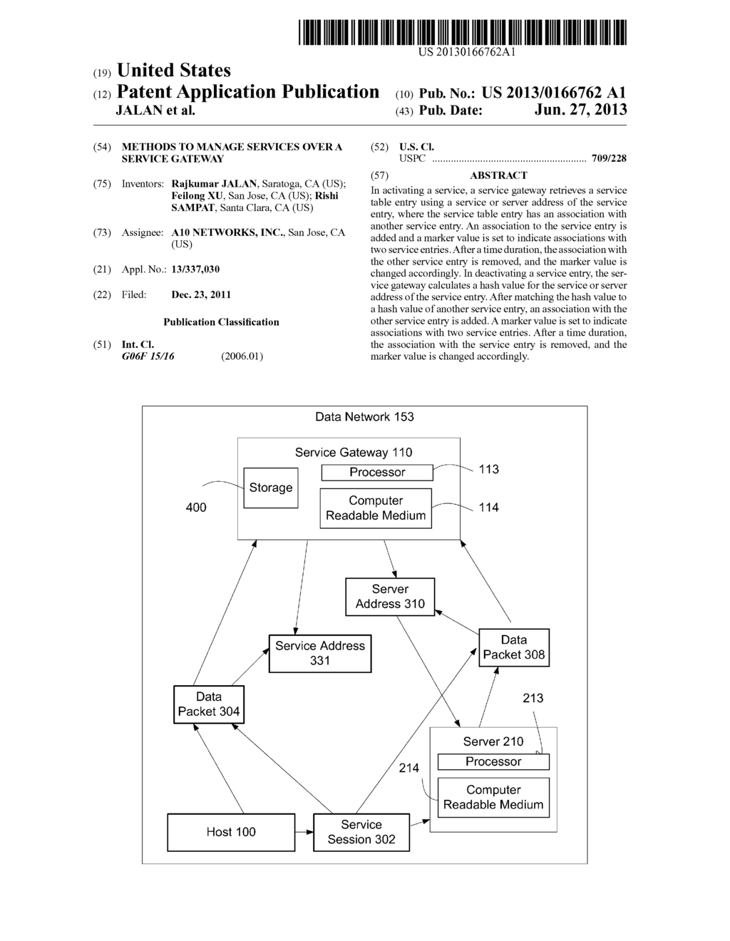 Methods to Manage Services over a Service Gateway - diagram, schematic, and image 01