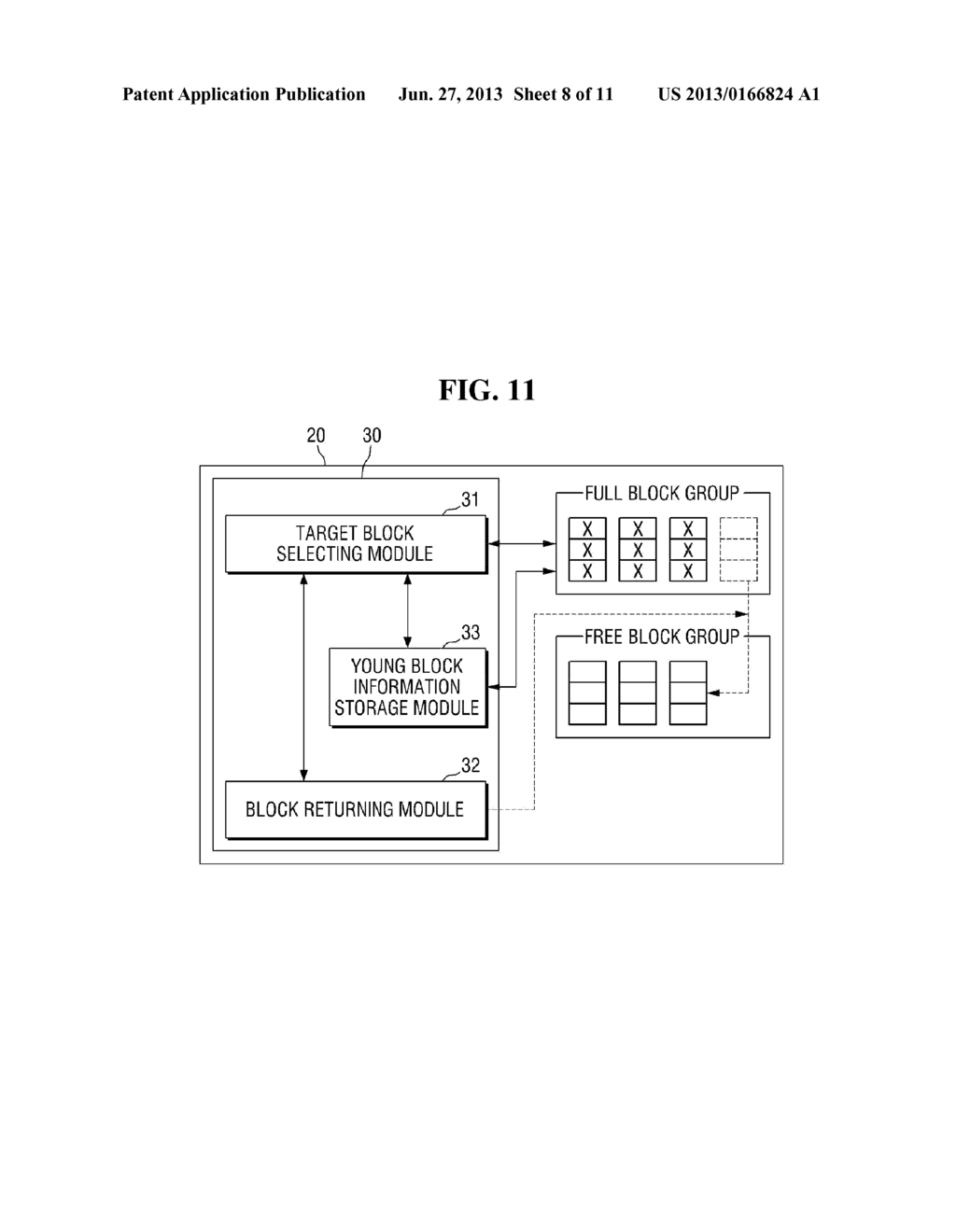 BLOCK MANAGEMENT FOR NONVOLATILE MEMORY DEVICE - diagram, schematic, and image 09