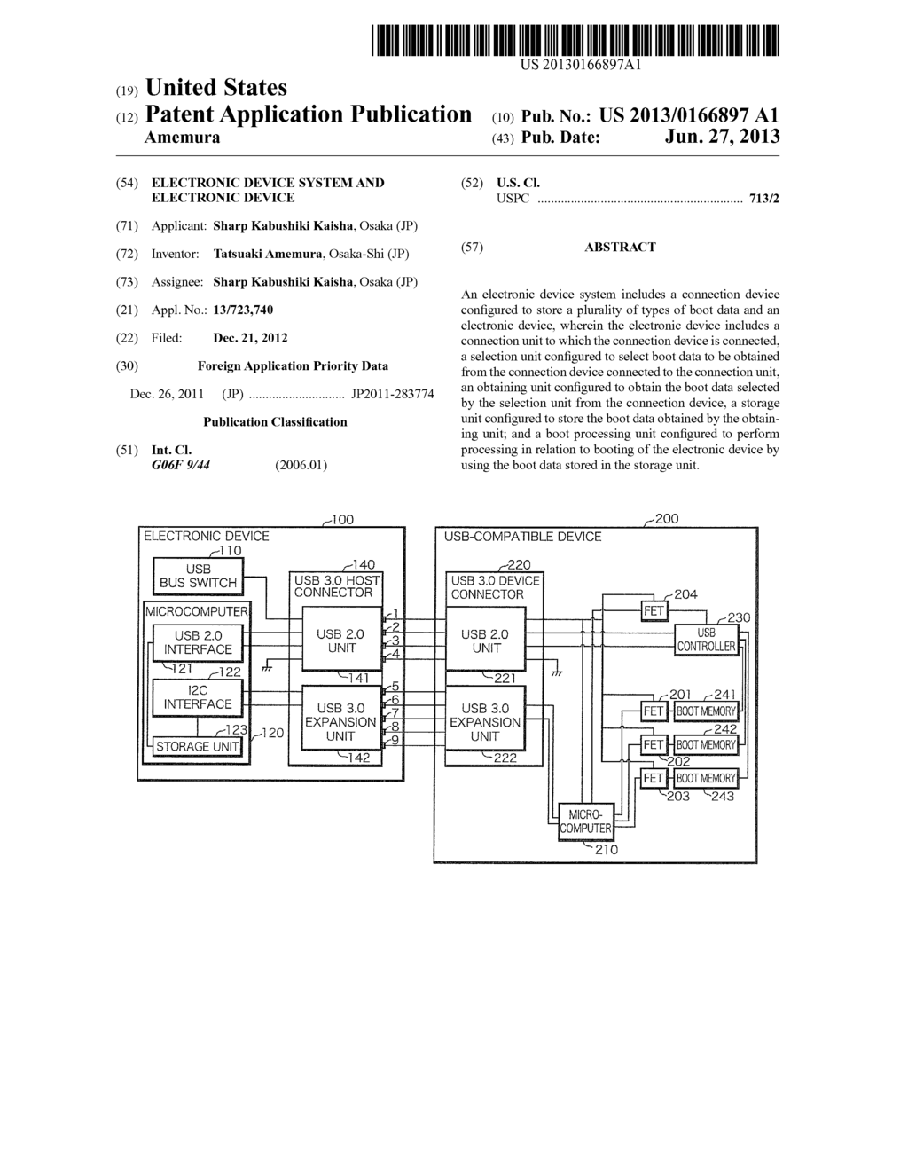 ELECTRONIC DEVICE SYSTEM AND ELECTRONIC DEVICE - diagram, schematic, and image 01