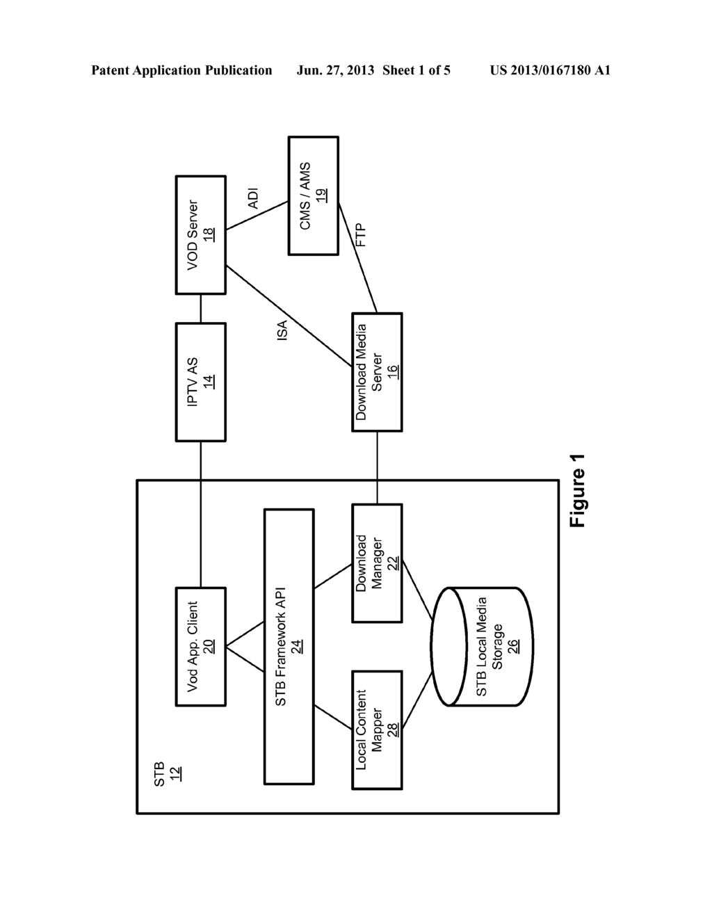 DISTRIBUTED SYSTEM AND METHOD FOR VOD LOGICAL CONTENT DOWNLOAD - diagram, schematic, and image 02