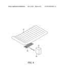 AIR CUSHION BED WITH SENSING MAT CAPABLE OF DETECTING THE LYING OF A     PATIENT THEREON diagram and image