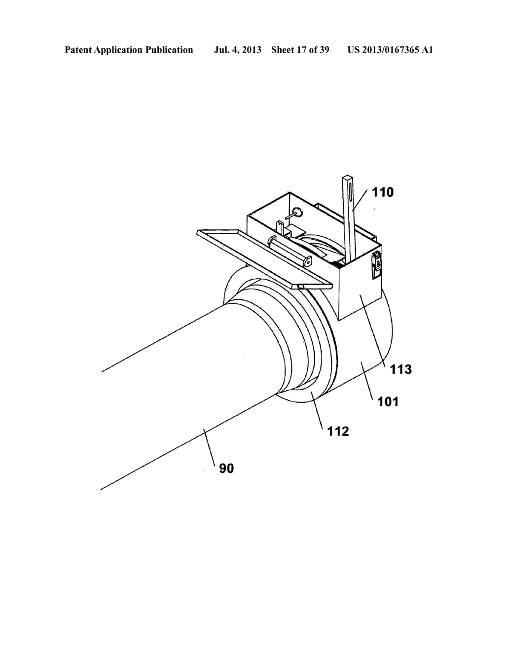 FIXTURES FOR PIPE INSTALLATION, SEALING AND SECURITY - diagram, schematic, and image 18