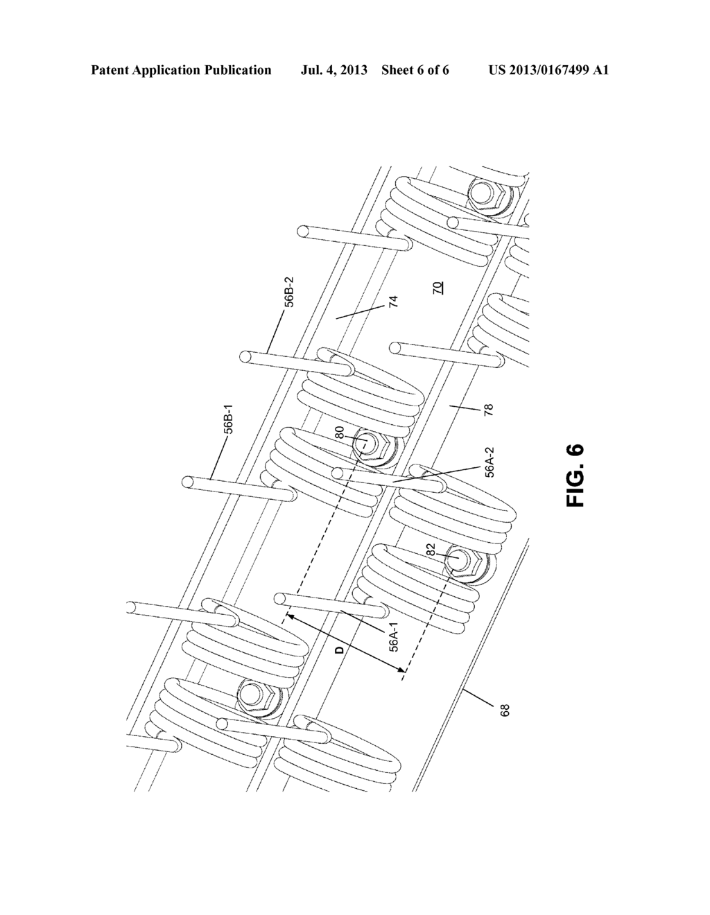 TINE PICKUP WITH NARROW TINE SPACING FOR A BALER - diagram, schematic, and image 07