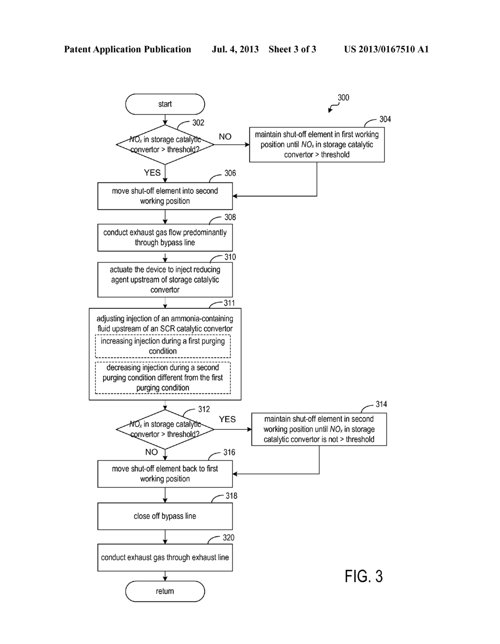 INTERNAL COMBUSTION ENGINE WITH EXHAUST-GAS AFTERTREATMENT ARRANGEMENT AND     METHOD FOR OPERATING AN INTERNAL COMBUSTION ENGINE OF SAID TYPE - diagram, schematic, and image 04