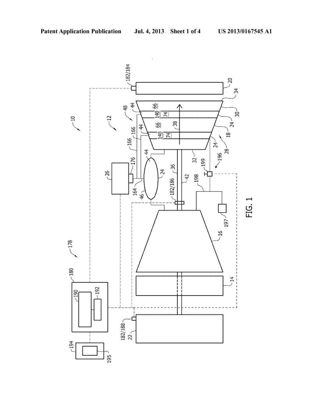 COMBUSTOR SYSTEM FOR USE IN TURBINE ENGINES AND METHODS OF OPERATING A     TURBINE ENGINE - diagram, schematic, and image 02