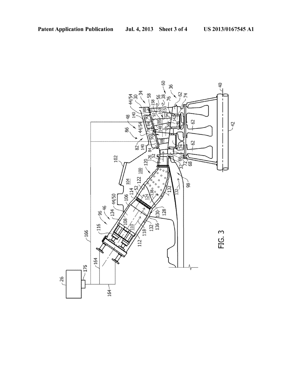 COMBUSTOR SYSTEM FOR USE IN TURBINE ENGINES AND METHODS OF OPERATING A     TURBINE ENGINE - diagram, schematic, and image 04