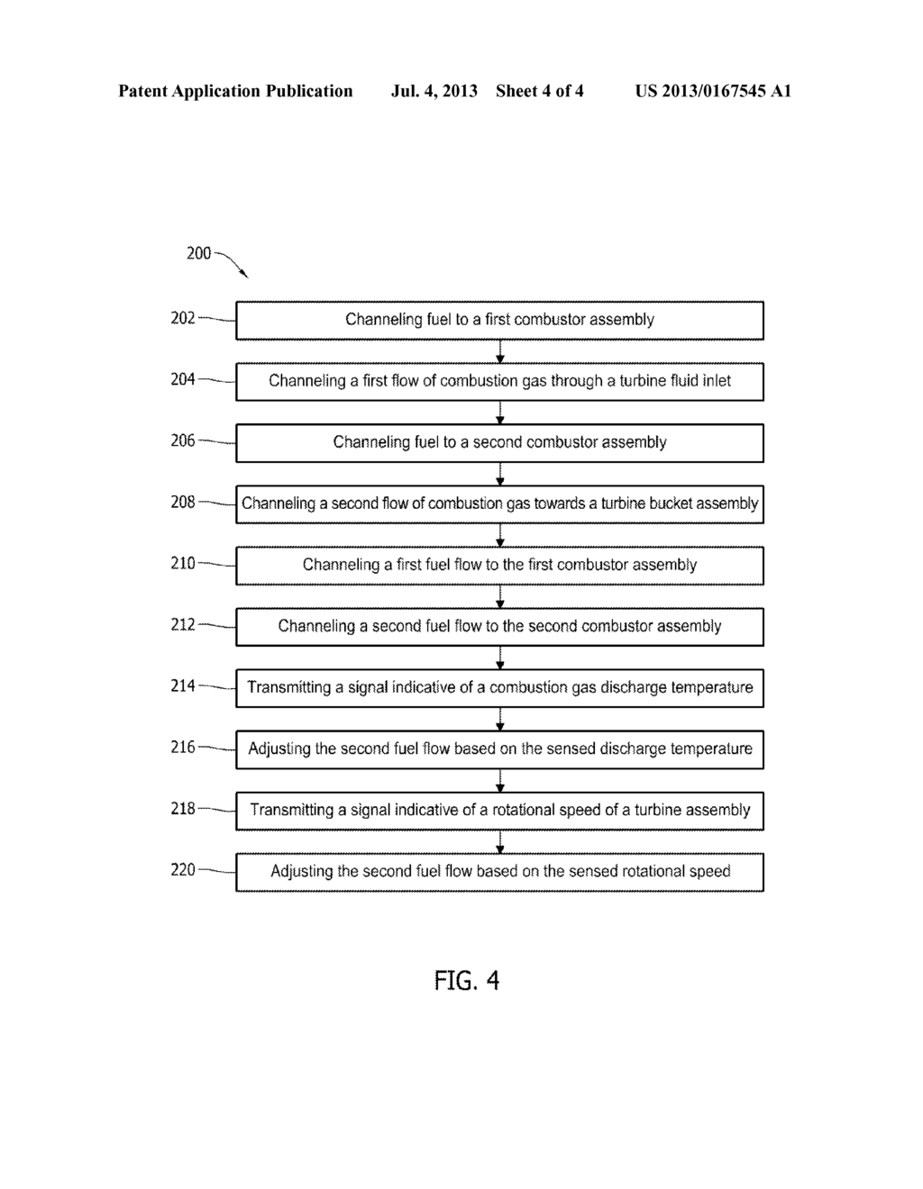 COMBUSTOR SYSTEM FOR USE IN TURBINE ENGINES AND METHODS OF OPERATING A     TURBINE ENGINE - diagram, schematic, and image 05