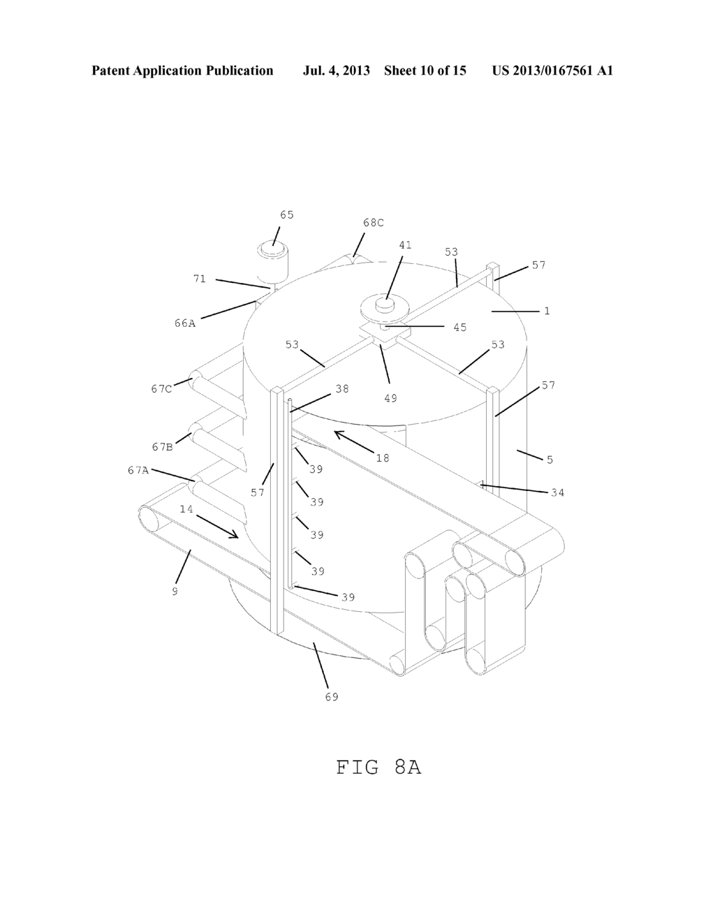 METHOD OF CHILLING OR FREEZING PRODUCTS IN A CRYOGENIC SPIRAL FREEZER - diagram, schematic, and image 11