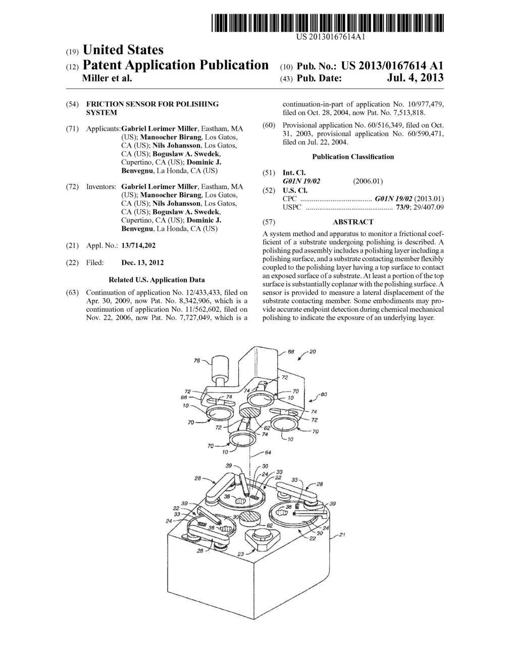 FRICTION SENSOR FOR POLISHING SYSTEM - diagram, schematic, and image 01