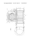 BLOWER FOR DOWNDRAFT COOKING APPLICATIONS AND ASSOCIATED METHOD OF USE diagram and image