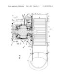 BLOWER FOR DOWNDRAFT COOKING APPLICATIONS AND ASSOCIATED METHOD OF USE diagram and image