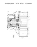 BLOWER FOR DOWNDRAFT COOKING APPLICATIONS AND ASSOCIATED METHOD OF USE diagram and image