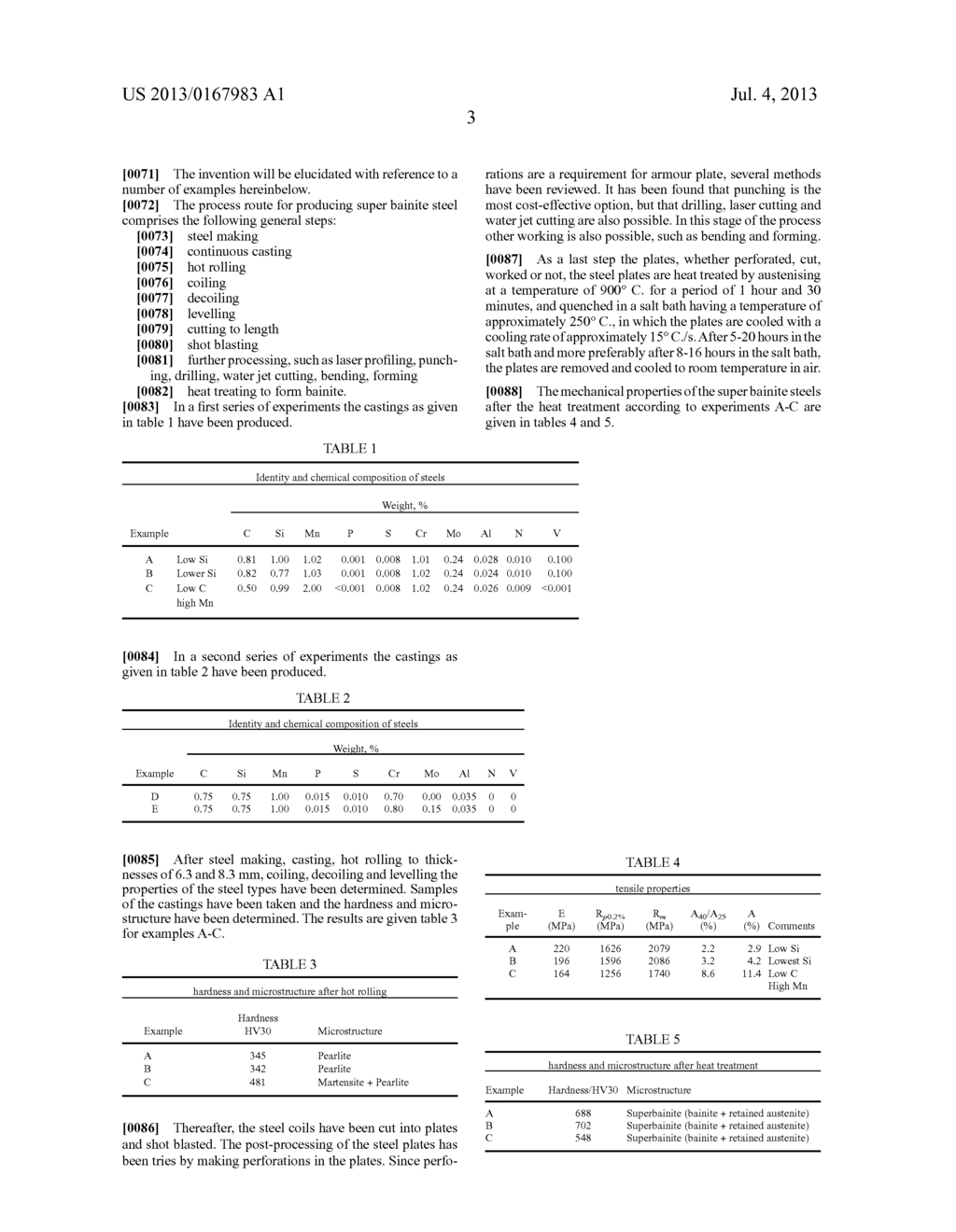 SUPER BAINITE STEEL AND METHOD FOR MANUFACTURING IT - diagram, schematic, and image 04