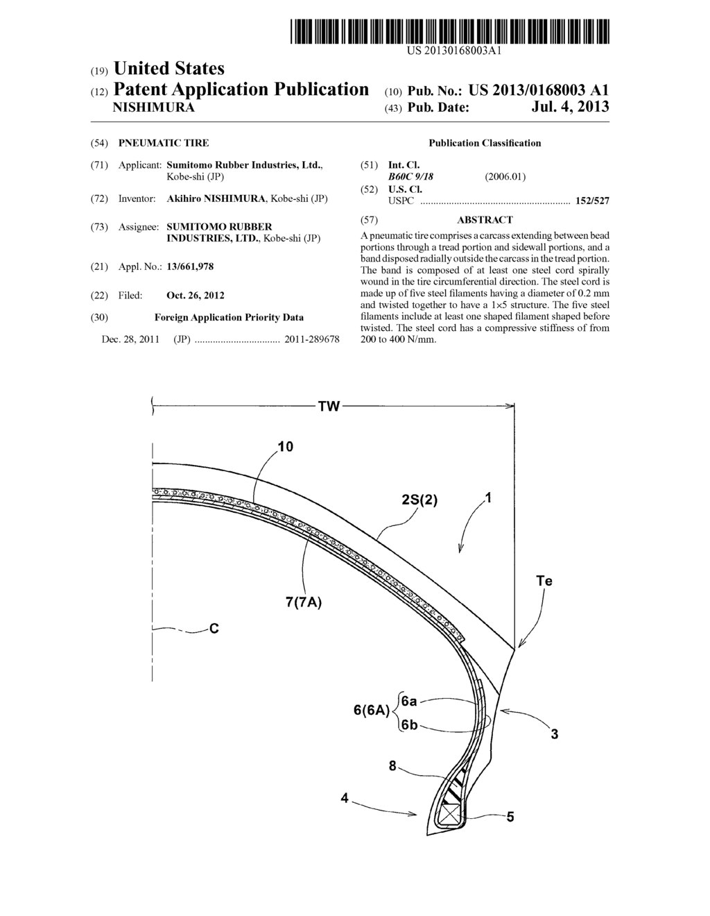 PNEUMATIC TIRE - diagram, schematic, and image 01