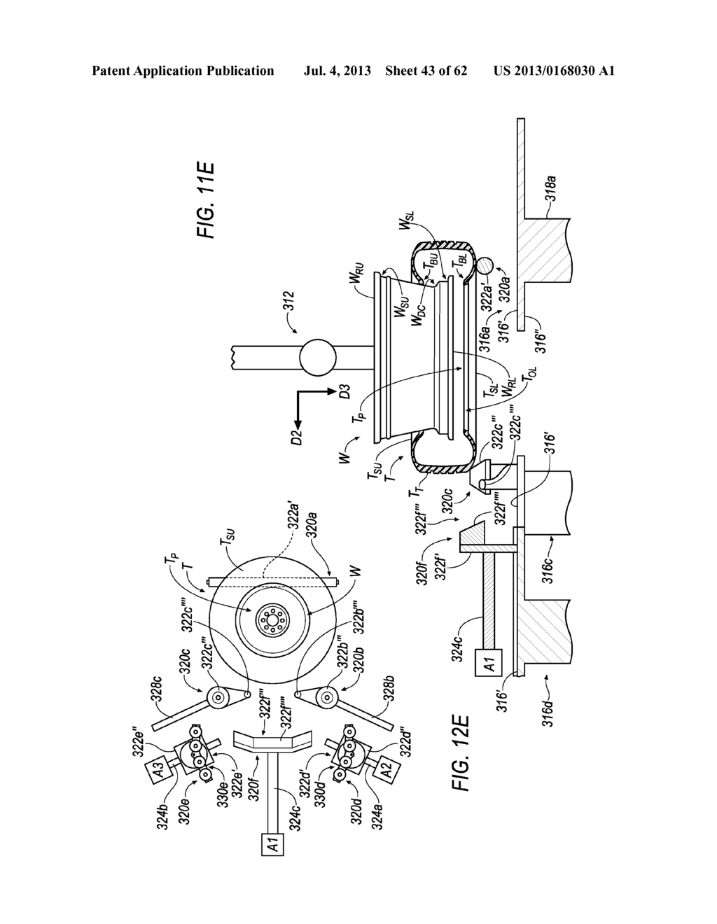 System and Method for Processing a Tire-Wheel Assembly - diagram, schematic, and image 44