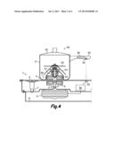 MOTOR-DRIVEN COOKTOP AND COOKING CONTAINER THAT CAN BE USED ON SAID     COOKTOP diagram and image