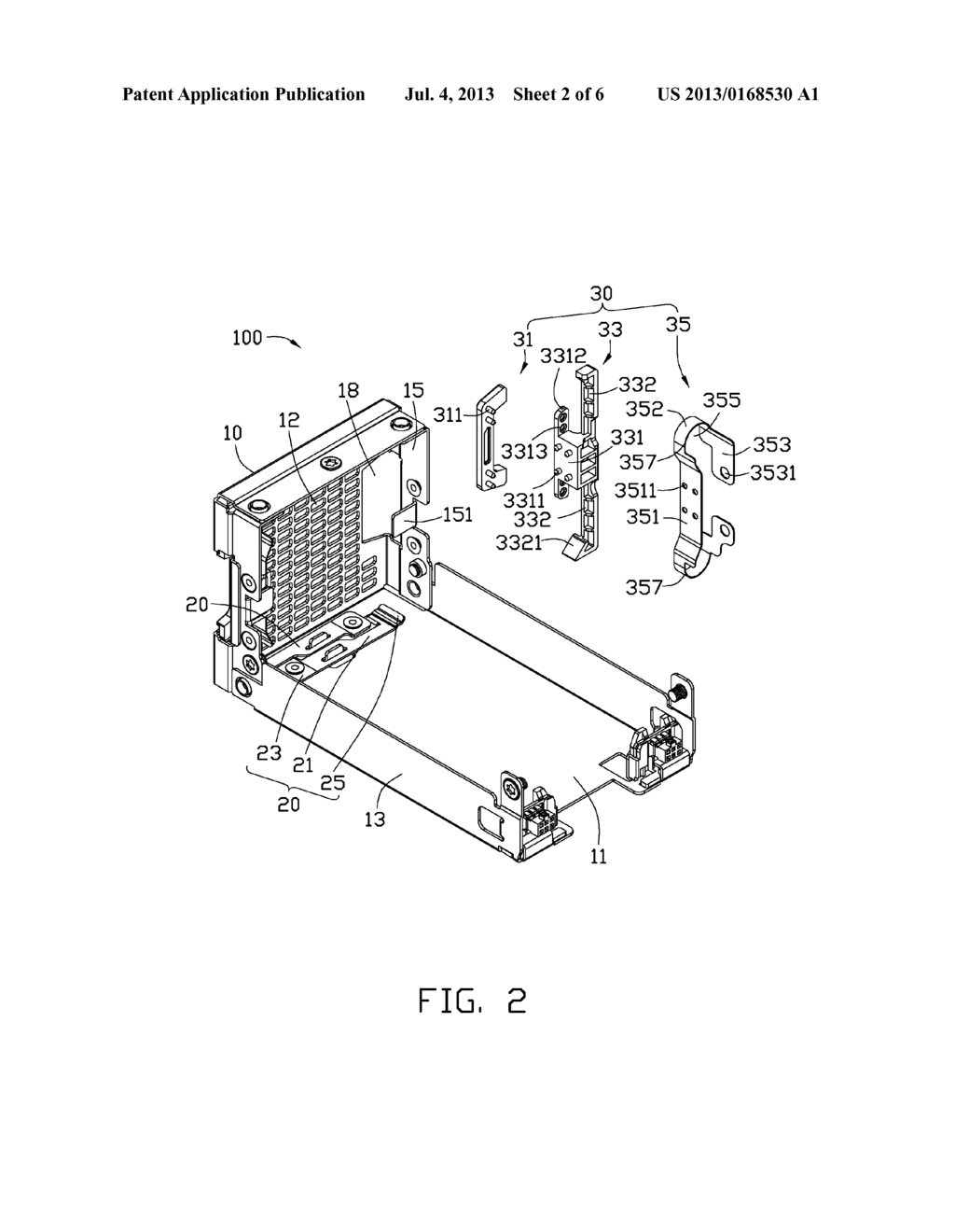 MOUNTING APPARATUS FOR FAN MODULE - diagram, schematic, and image 03