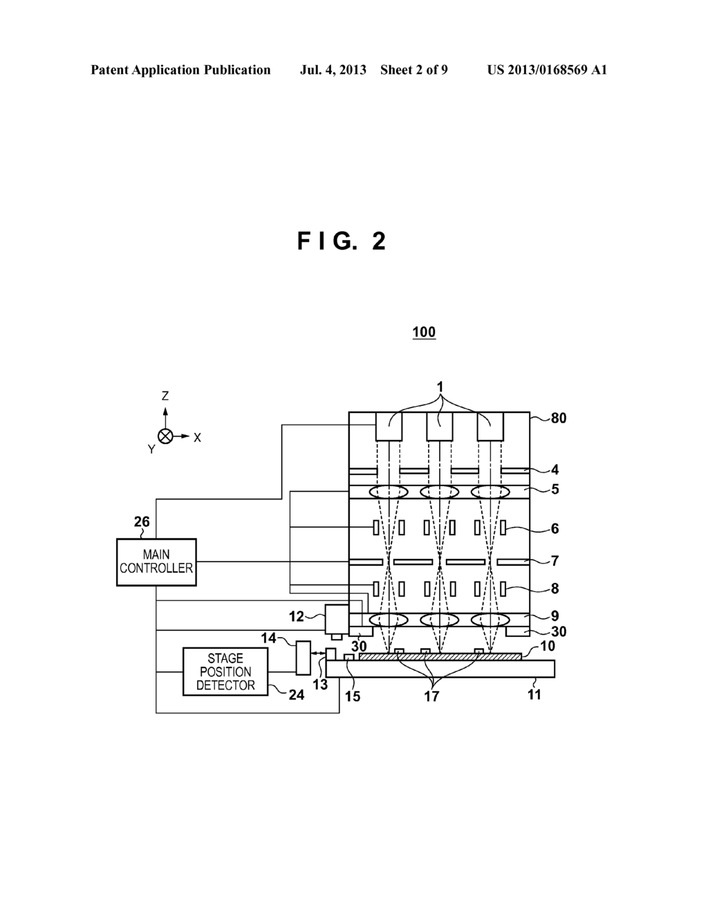 DRAWING APPARATUS, AND METHOD OF MANUFACTURING ARTICLE - diagram, schematic, and image 03