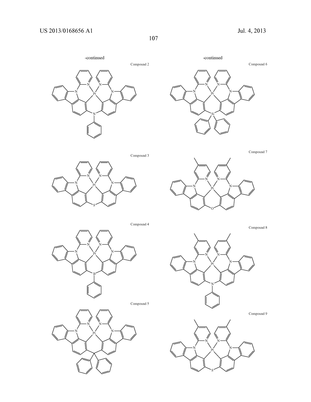 CYCLOMETALLATED TETRADENTATE PLATINUM COMPLEXES - diagram, schematic, and image 111