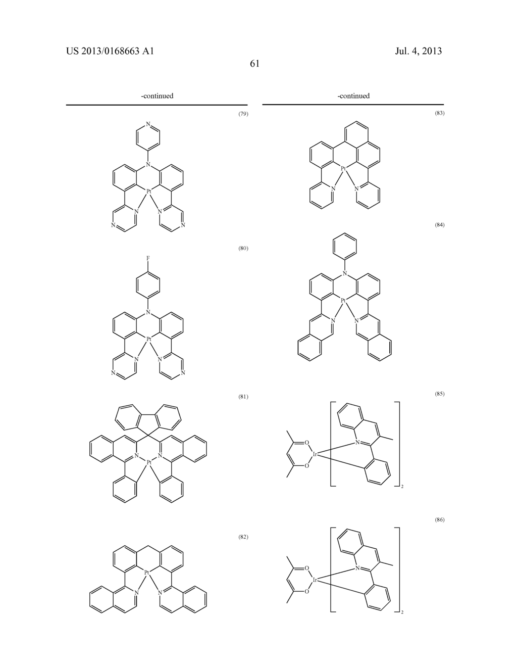 ORGANIC ELECTROLUMINESCENT DEVICE - diagram, schematic, and image 66